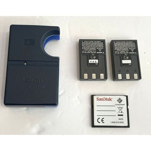 Canon Digital Elph PowerShot S400 Camera W/ 2 Batteries/SD Card 8GB READ - Picture 14 of 16